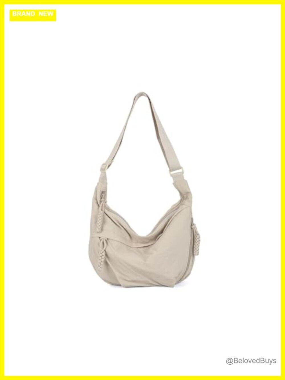 Nylon Crescent Shoulder Tote Hobo Handbag Casual Sling Bag Dumpling Purse